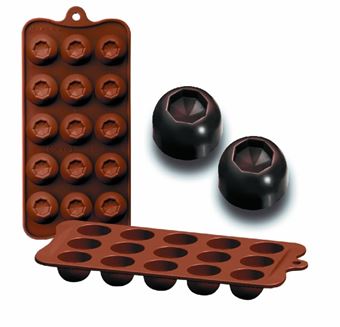 Picture of CHOCOLATE SILICONE MOULD 15 cavities